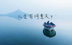 人在世上活这一通到底是在追求什么