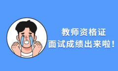 到点了，输入手机号码查询教资面试成绩了