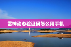 雷神动态验证码怎么用手机安装