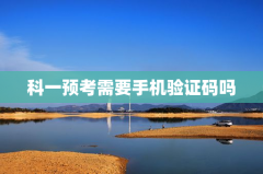 科一预考需要手机验证码吗
