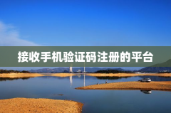 接收手机验证码注册的平台
