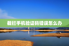 截拦手机验证码错误怎么办