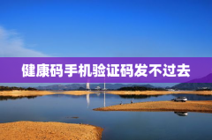 健康码手机验证码发不过去