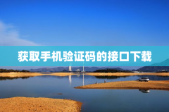 获取手机验证码的接口下载
