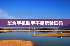 华为手机助手不显示验证码