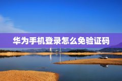 华为手机登录怎么免验证码