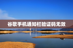 谷歌手机通知栏验证码无效怎么办
