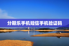 分期乐手机短信手机验证码