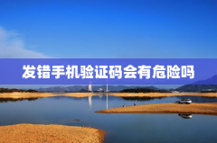 发错手机验证码会有危险吗