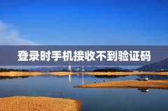 登录时手机接收不到验证码