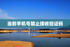 当前手机号禁止接收验证码