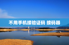 不用手机接验证码 接码器