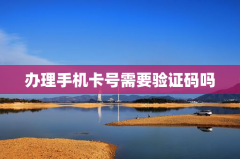 办理手机卡号需要验证码吗