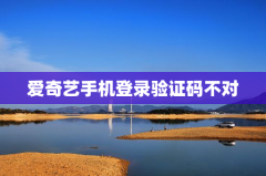 爱奇艺手机登录验证码不对该怎么办