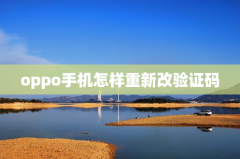 oppo手机怎样重新改验证码