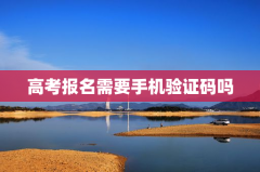 高考报名需要手机验证码吗