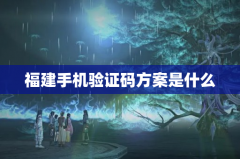 福建手机验证码方案是什么