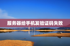 服务器给手机发验证码失败