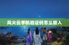 风火云手机验证码怎么输入