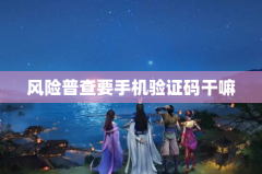 风险普查要手机验证码干嘛