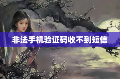 非法手机验证码收不到短信