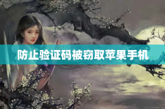 防止验证码被窃取苹果手机