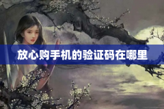 放心购手机的验证码在哪里