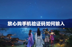 放心购手机验证码如何输入