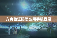 方舟验证码怎么用手机登录