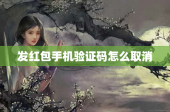 发红包手机验证码怎么取消