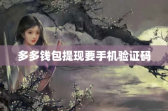 多多钱包提现要手机验证码