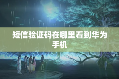短信验证码在哪里看到华为手机