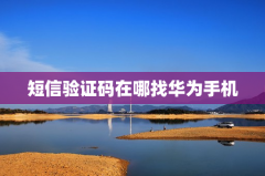 短信验证码在哪找华为手机