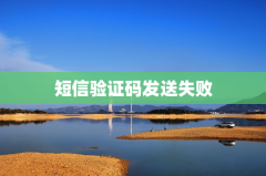 短信验证码发送失败