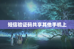 短信验证码共享其他手机上