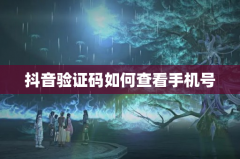 抖音验证码如何查看手机号