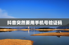 抖音突然要用手机号验证码登录