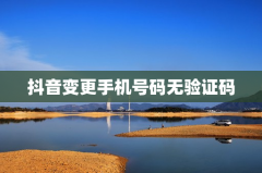 抖音变更手机号码无验证码操作