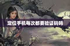 定位手机每次都要验证码吗