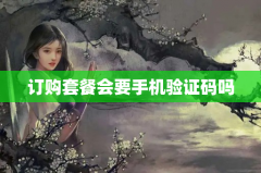 订购套餐会要手机验证码吗
