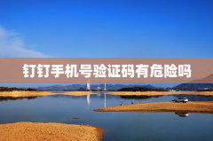 钉钉手机号验证码有危险吗