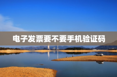 电子发票要不要手机验证码