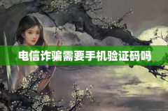电信诈骗需要手机验证码吗