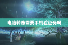 电脑转账需要手机验证码吗