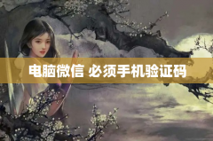 电脑微信必须手机验证码