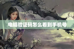 电脑验证码怎么看到手机号