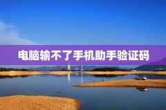 电脑输不了手机助手验证码