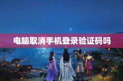 电脑取消手机登录验证码吗