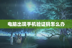 电脑出现手机验证码怎么办