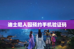 迪士尼入园预约手机验证码